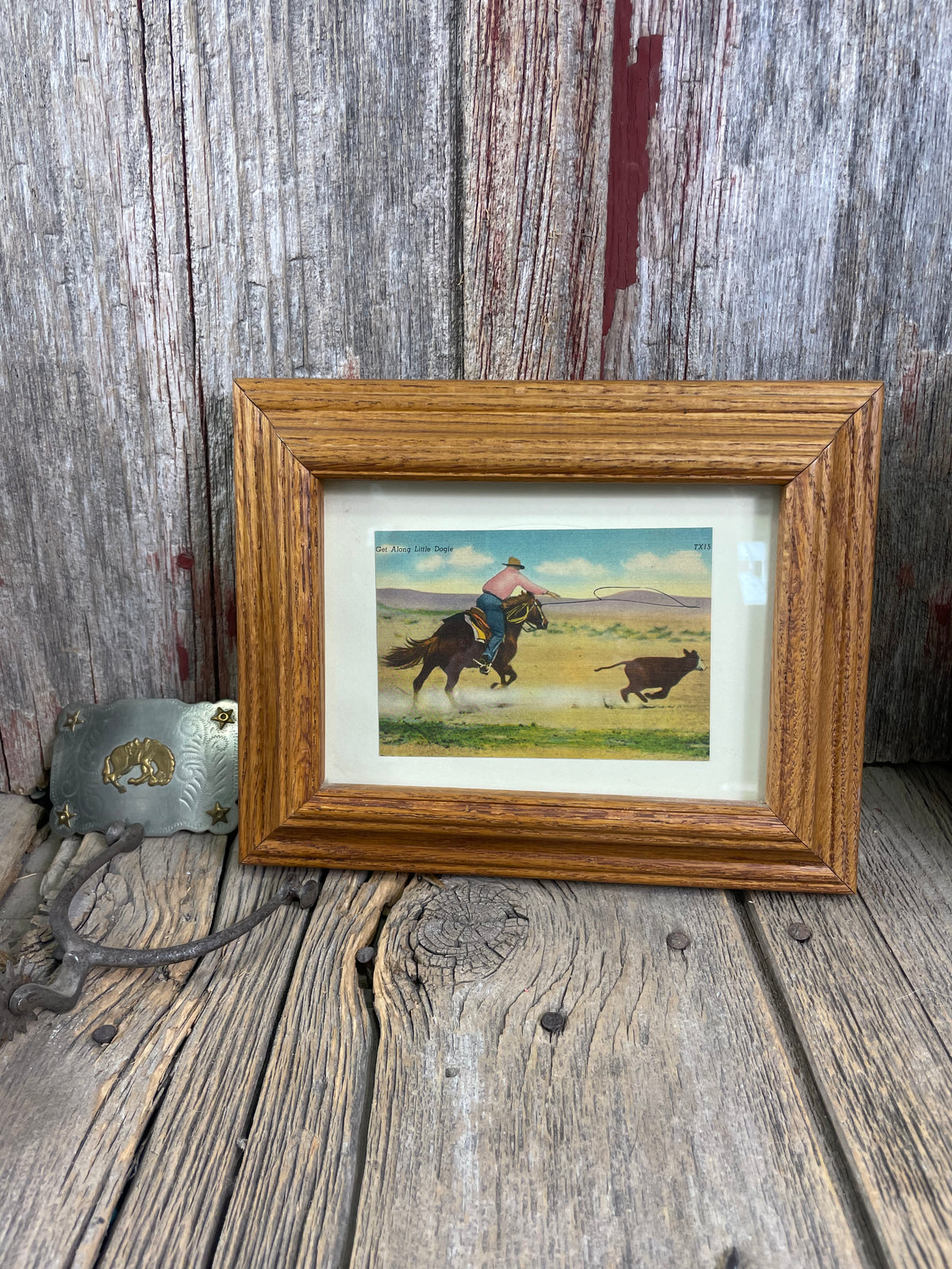 1950’s Postcard “Get Along Little Dogie”