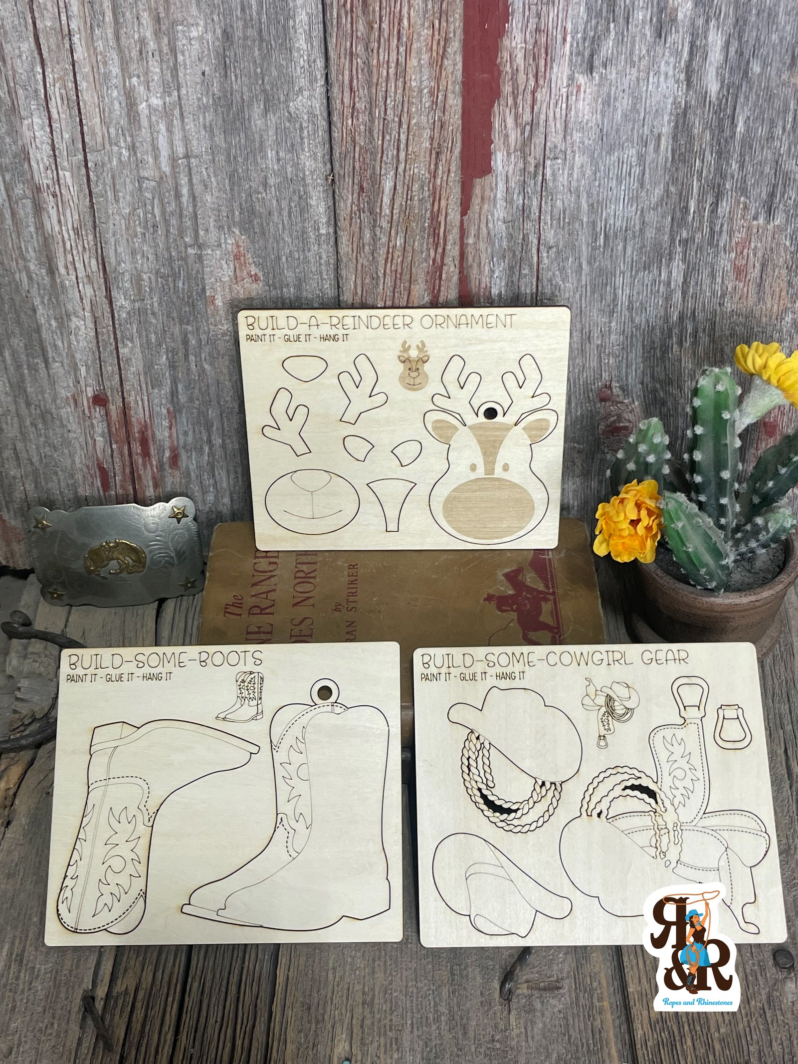 Western Ornament Pop Out Craft