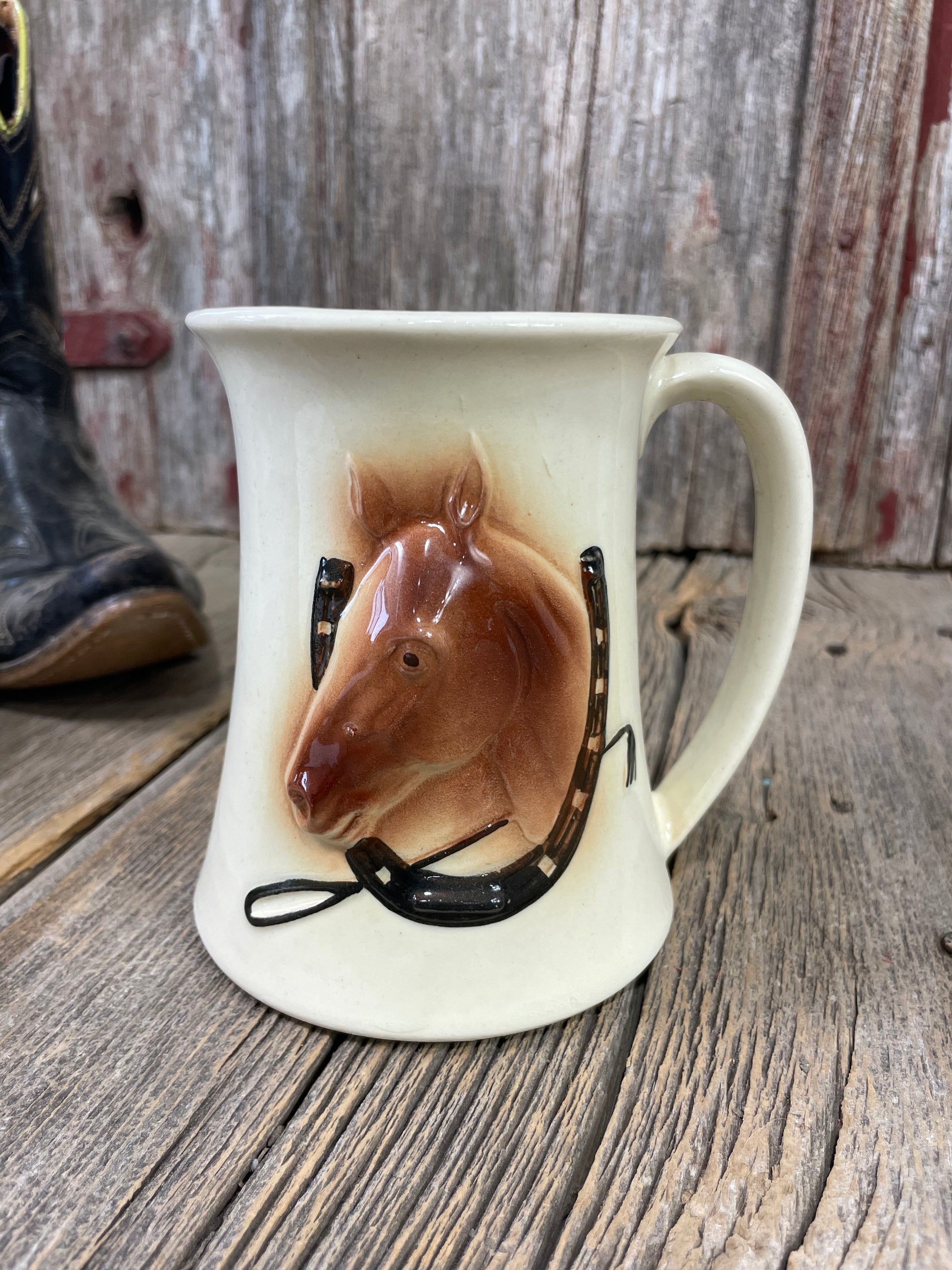 Horse head & horseshoe Mug
