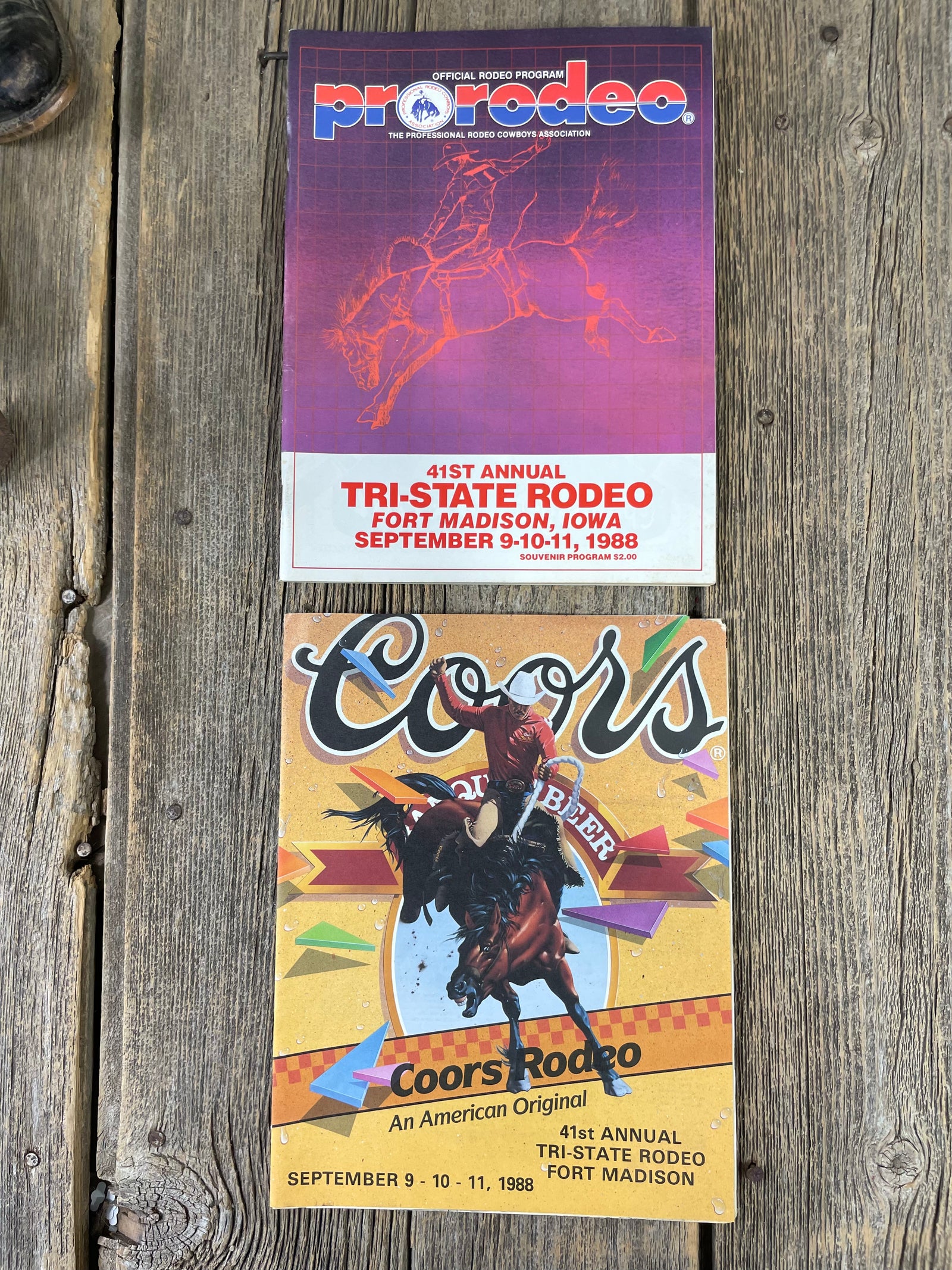 Tri State Rodeo Program 1988