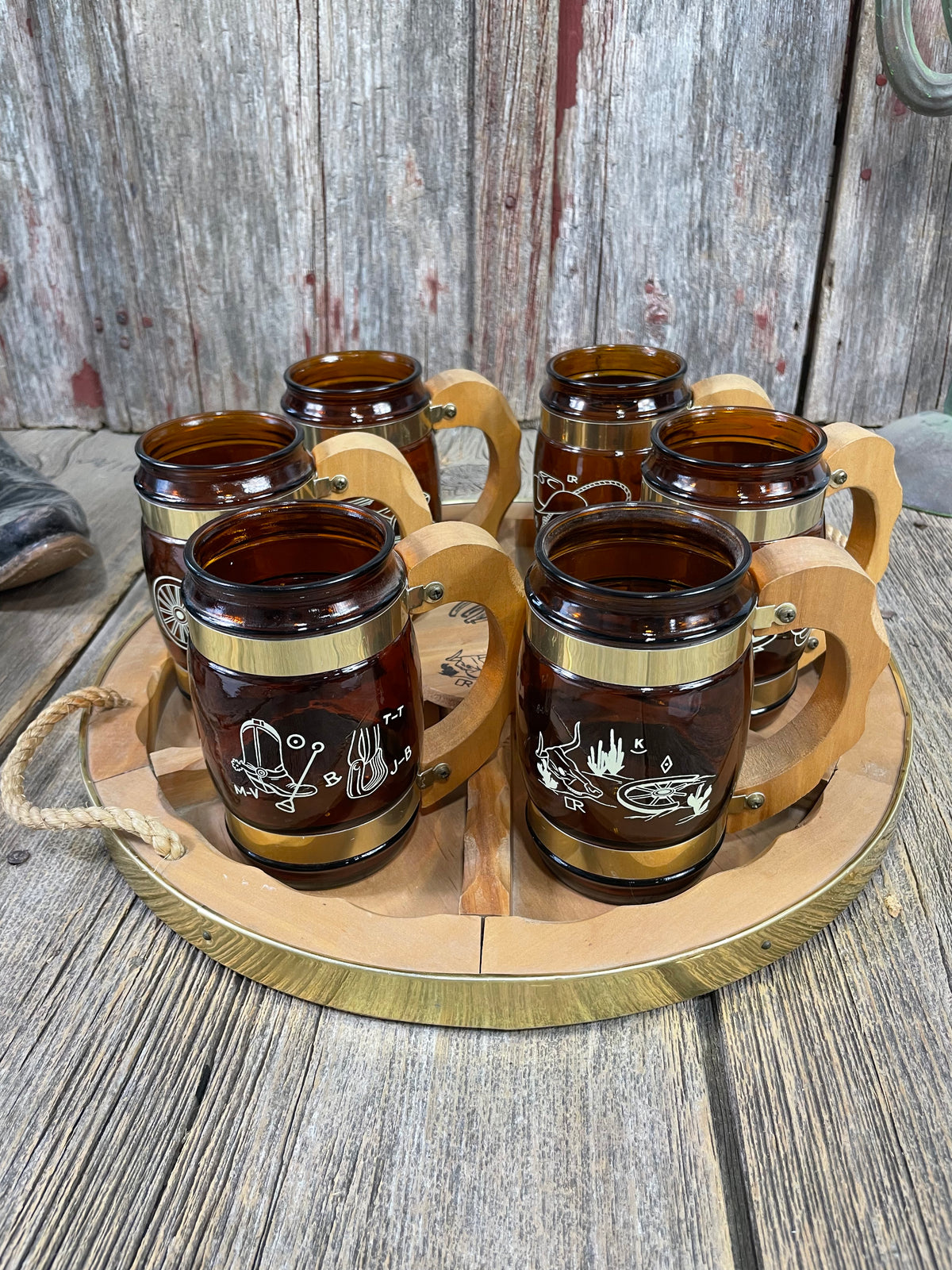Siestaware Western Mug &amp; Tray Set