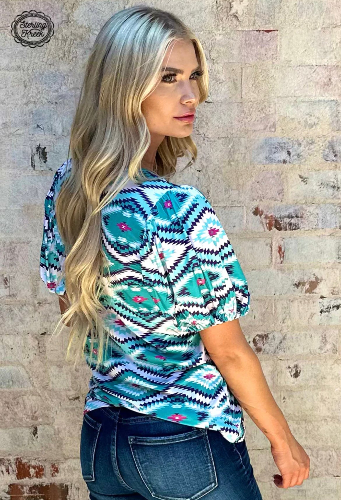 Island Vibes Aztec Top