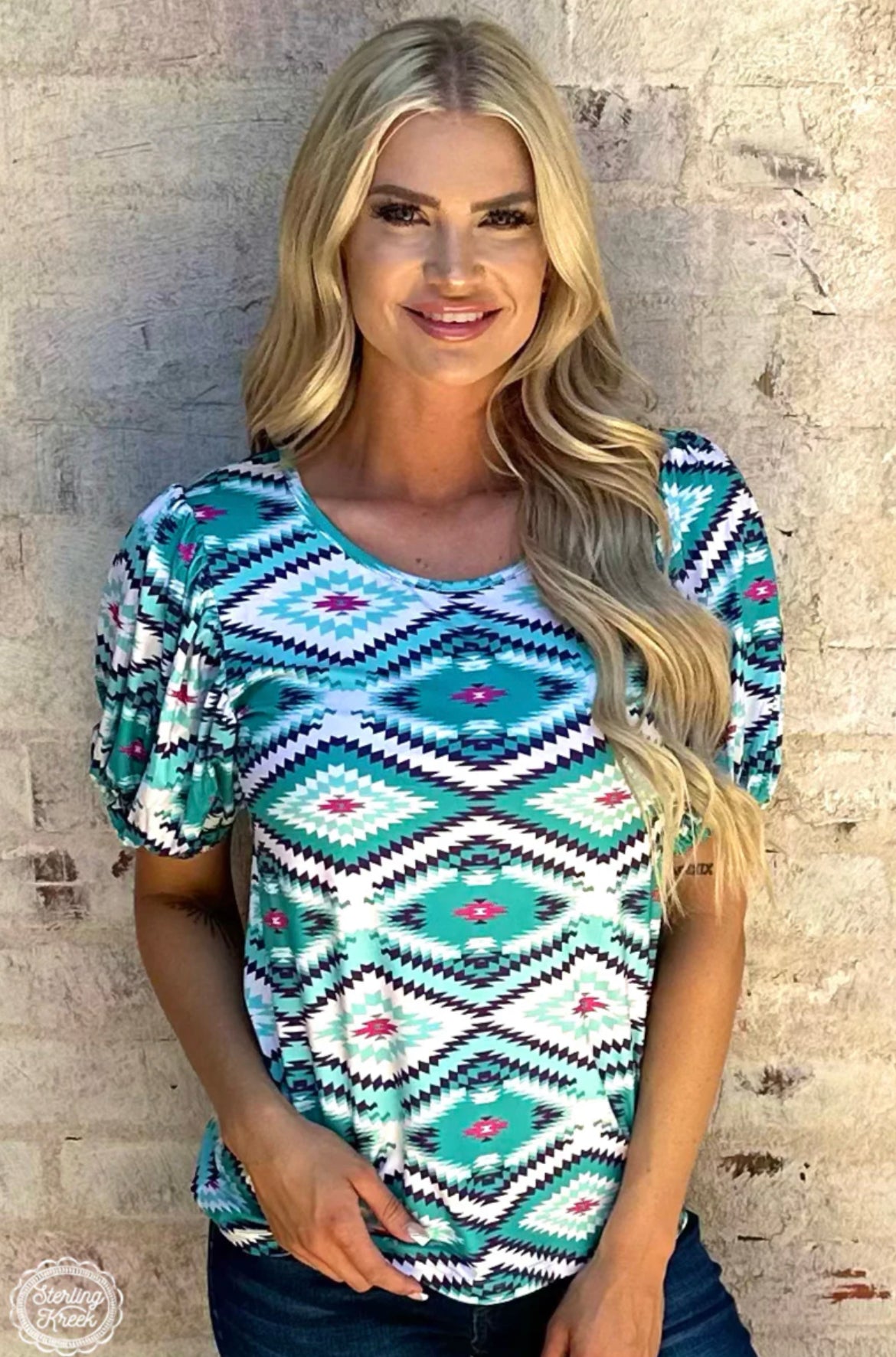Island Vibes Aztec Top