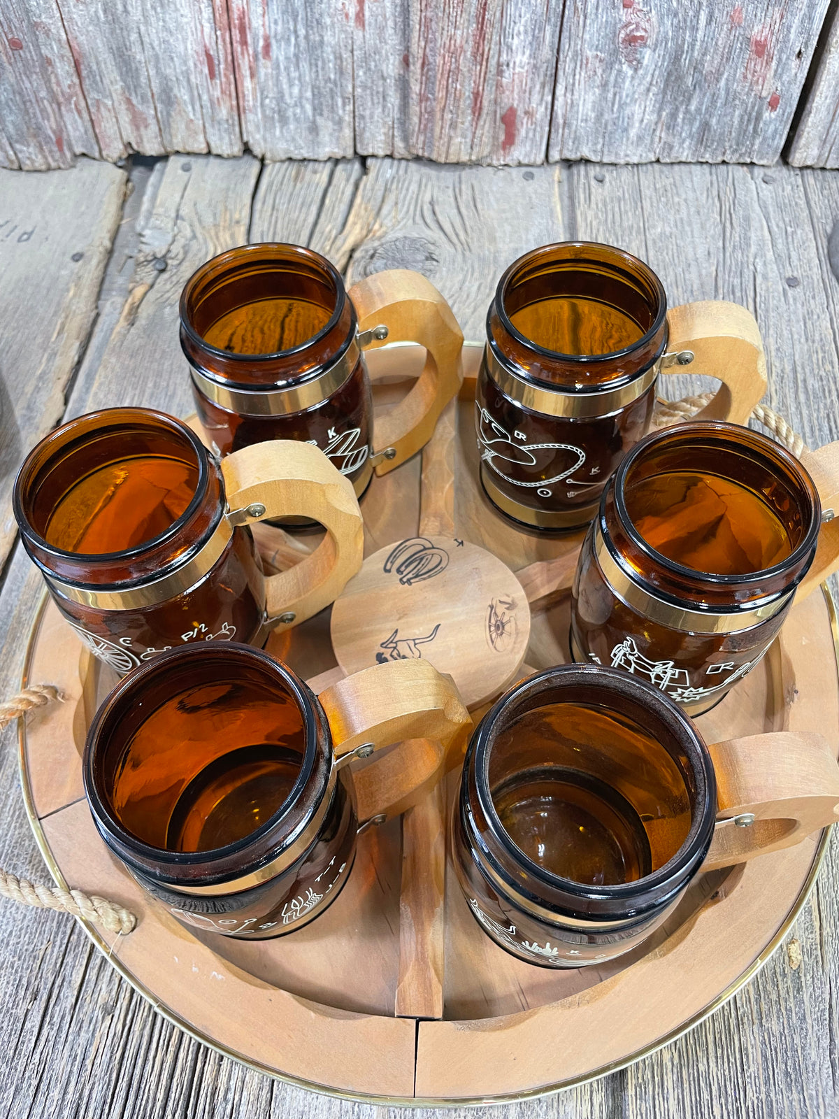 Siestaware Western Mug &amp; Tray Set