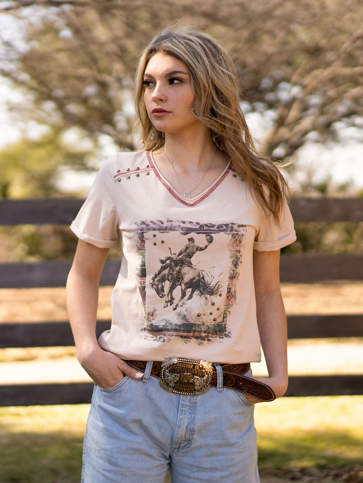 Studded Bucking Bronc Mineral Wash