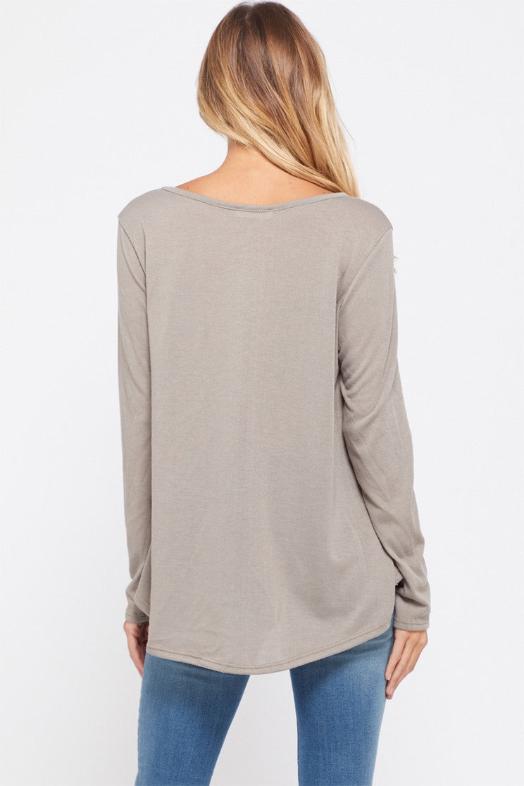 Aztec Taupe Top