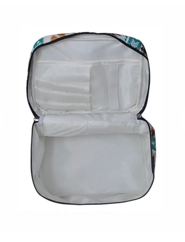 Western Cow Cosmetic Case