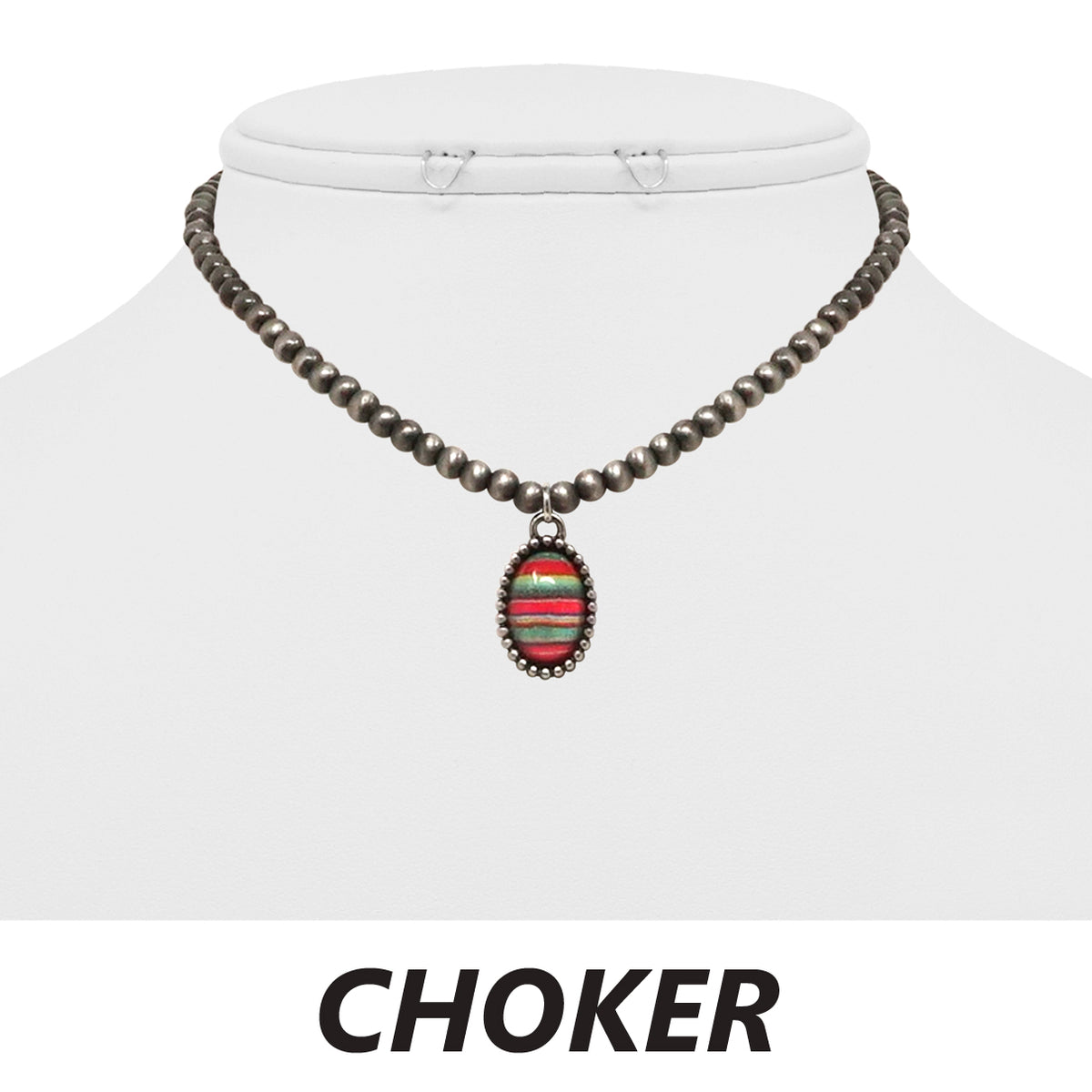 Serape Mini Pendant Choker