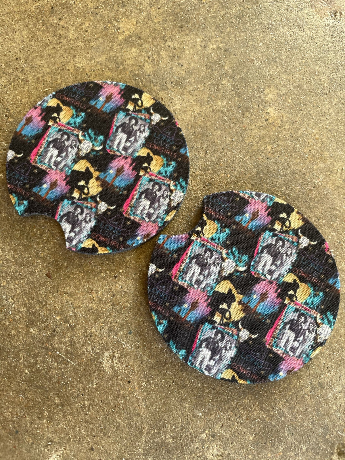 Western Neoprene Car Coaster