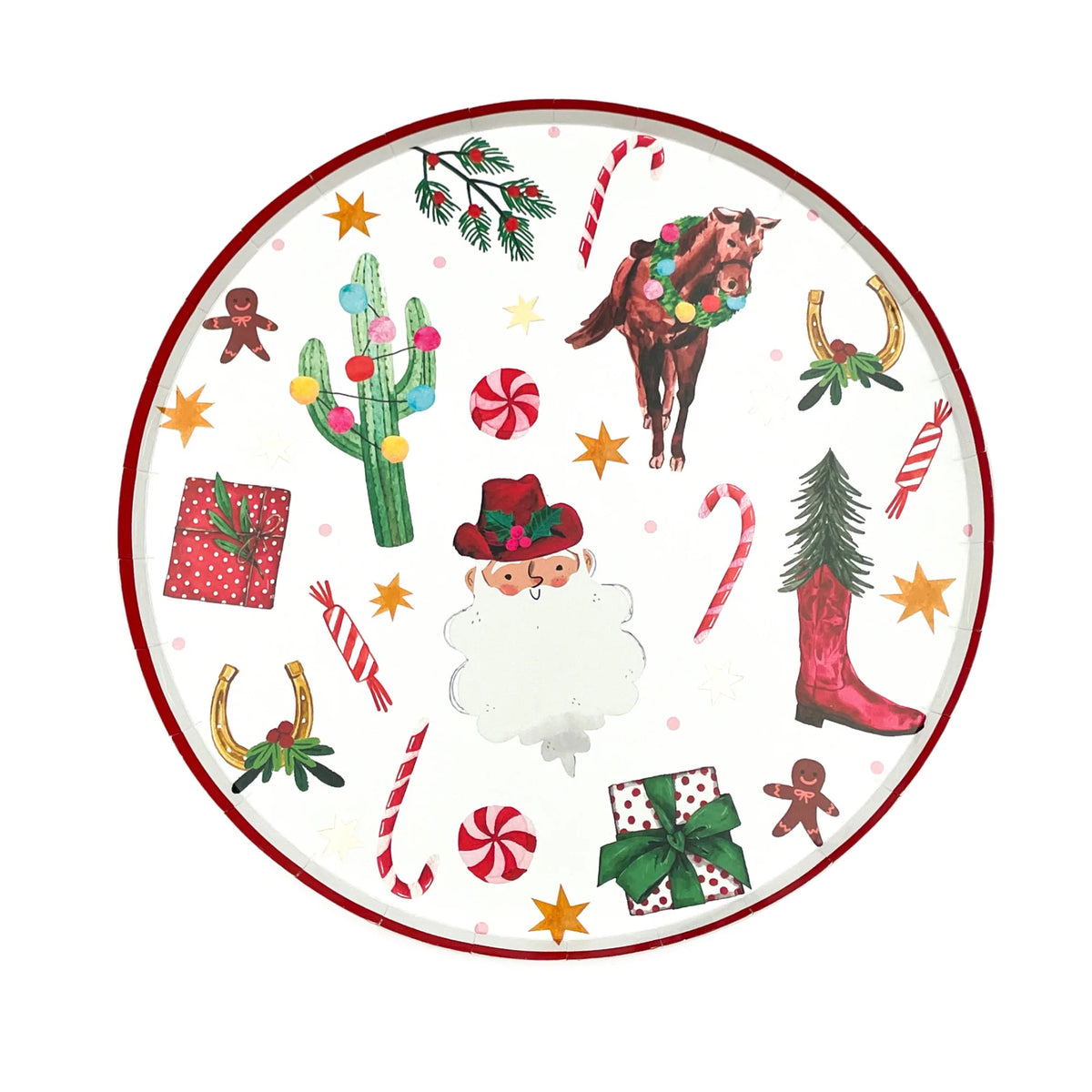 Ho Ho Howdy Dinner Plates