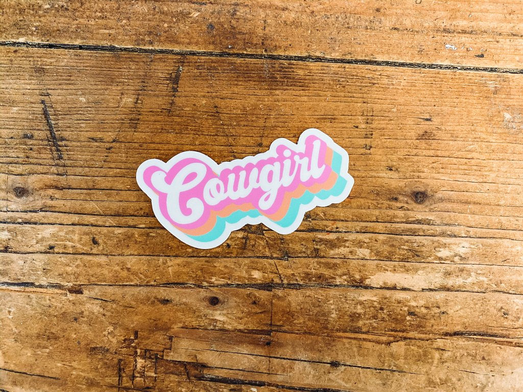 Cowgirl Sticker