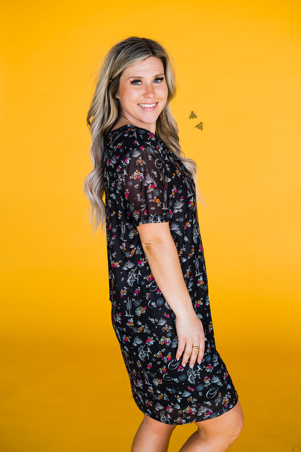 Western Wink Dress - Ropes and Rhinestones