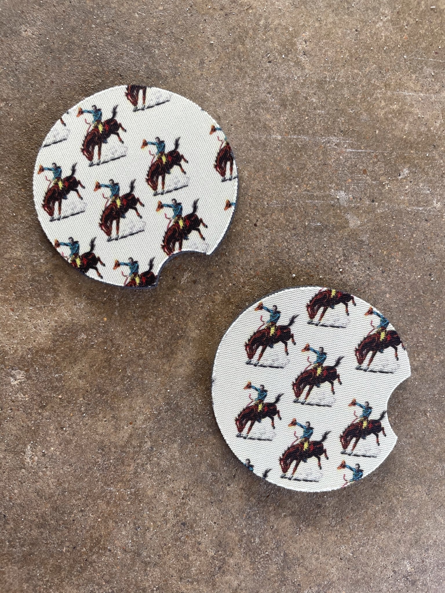 Western Neoprene Car Coaster