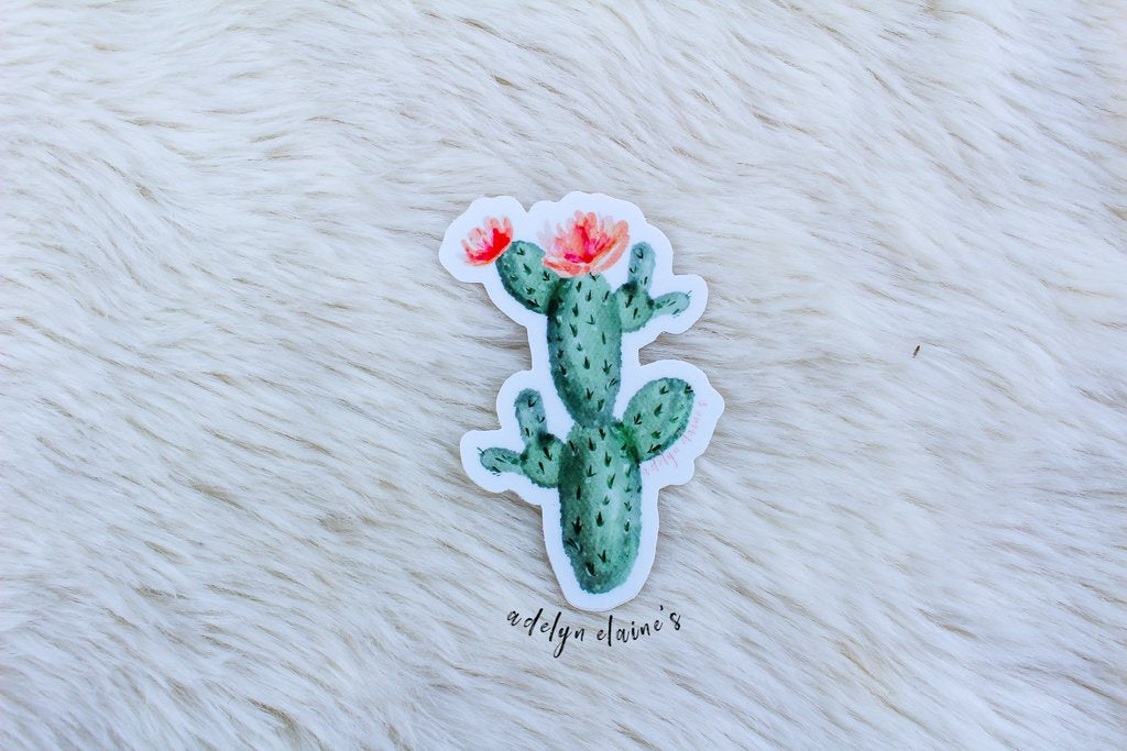 Ramblin Cactus Sticker