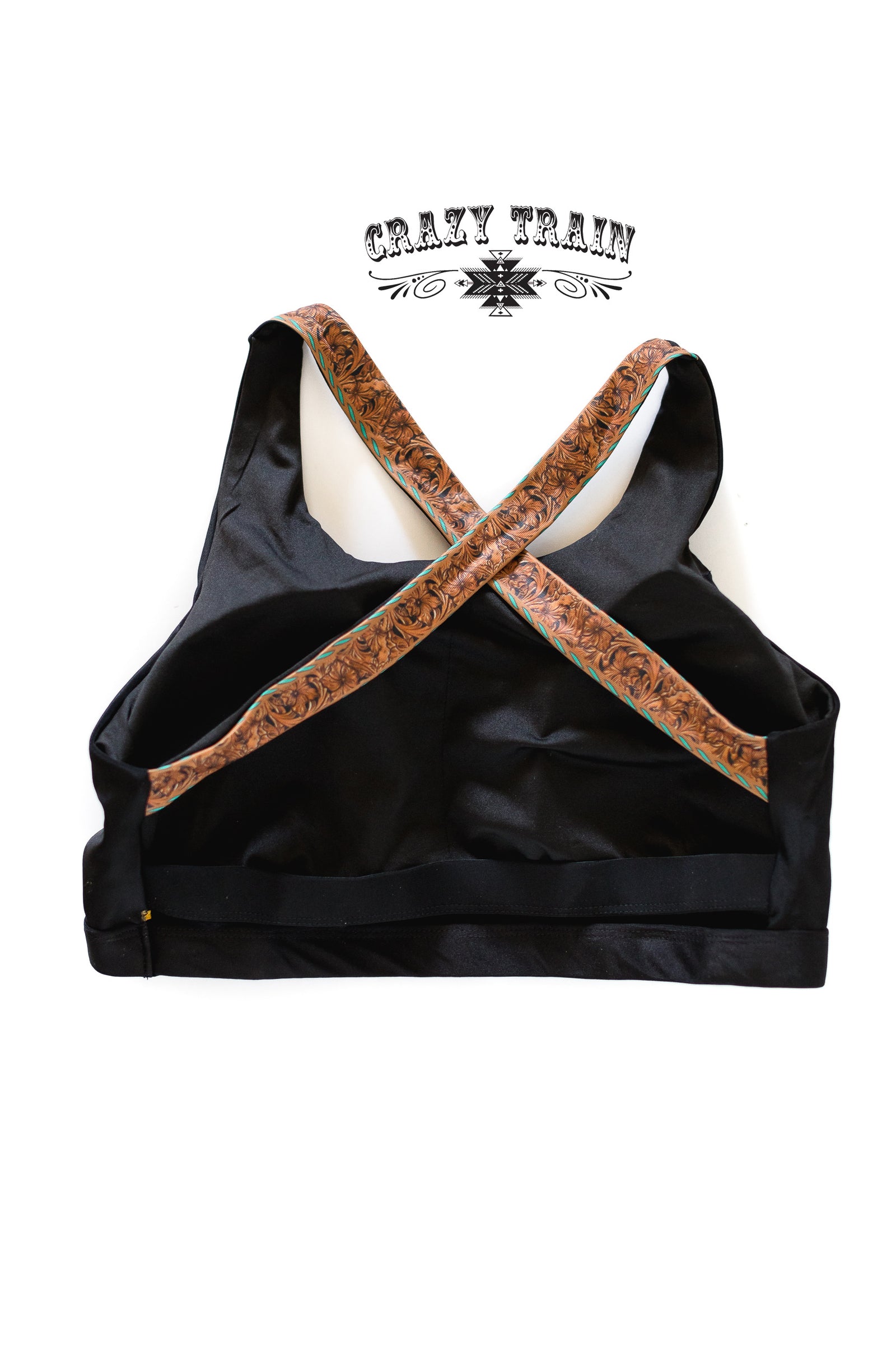 Saddle Strap Swim Top