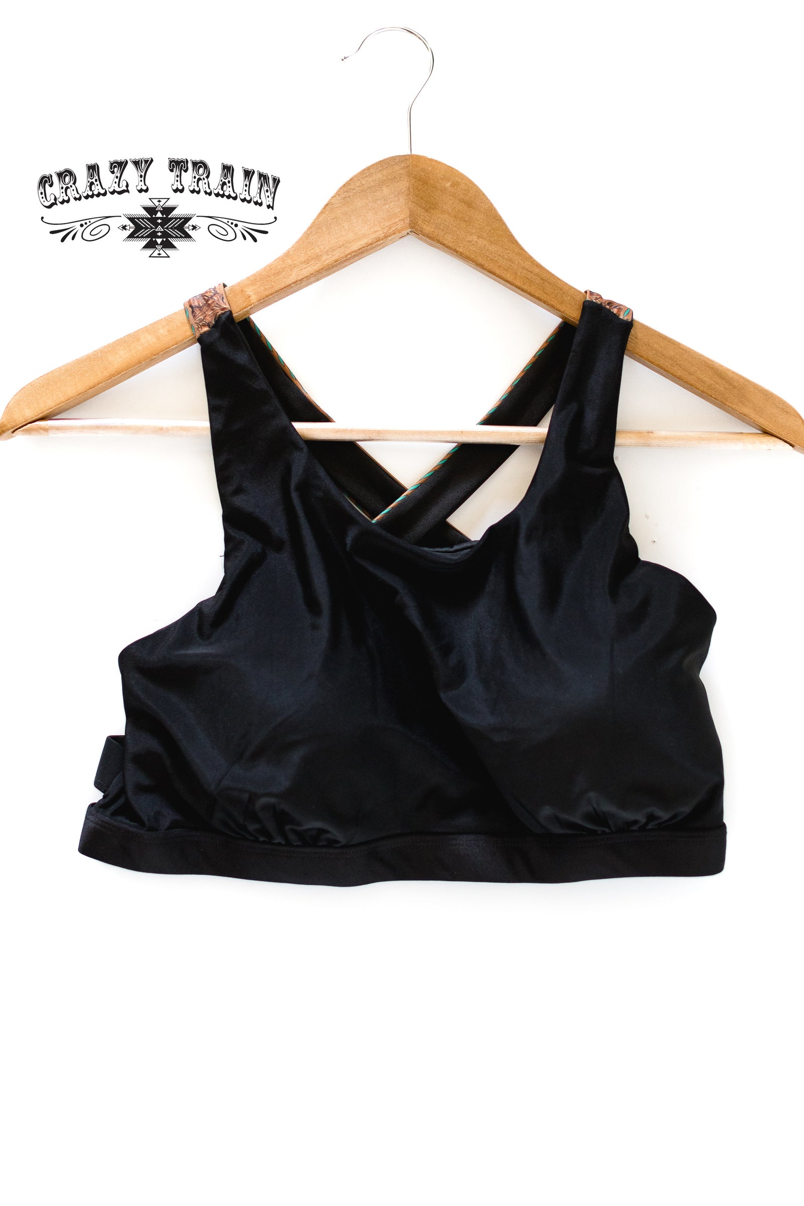Saddle Strap Swim Top