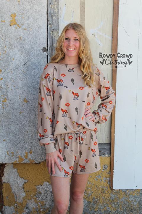 Cozy Coyote Lounge Wear