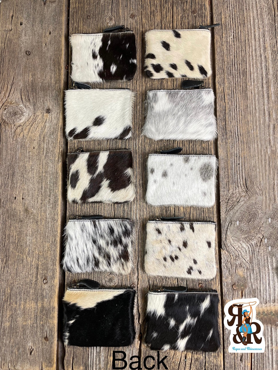 Cowhide Coin Purse