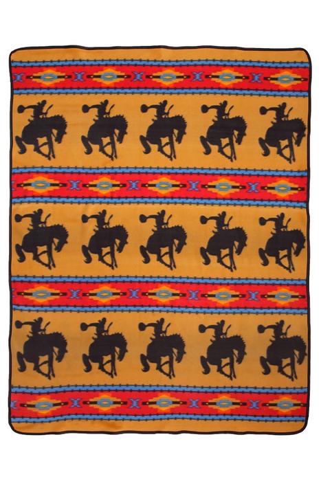 Western Fleece Lodge Blanket