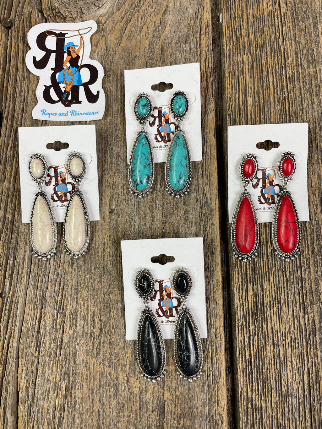 Tear Drop Tuscon Earrings