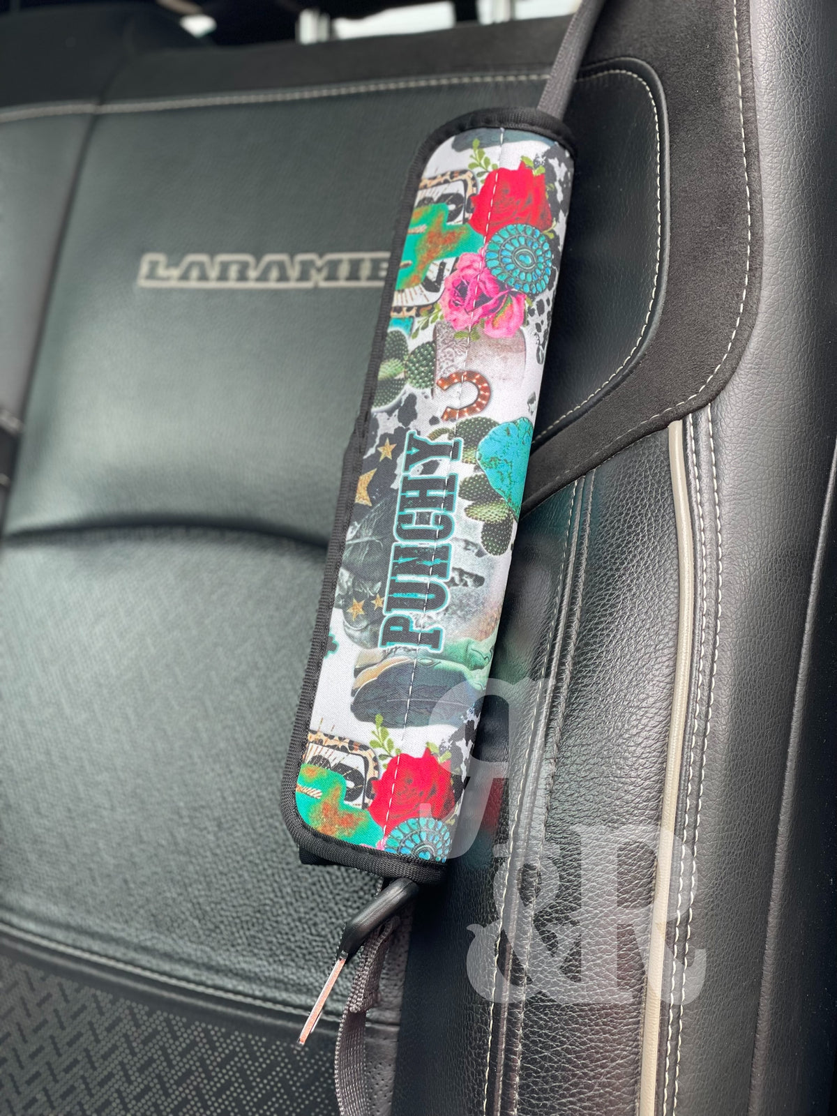 Western Print Seat Belt Cover