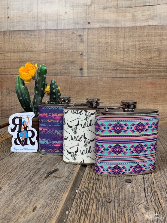 Leather Covered Flask