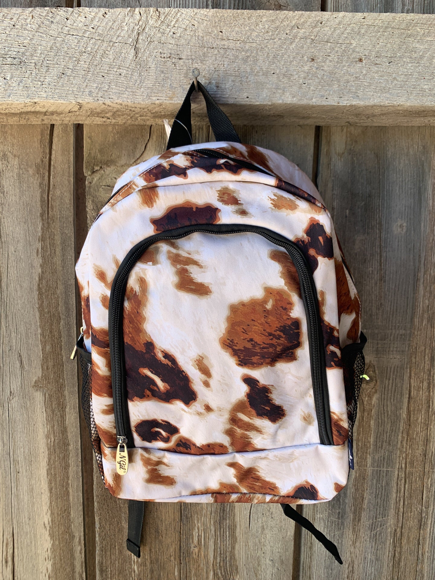 Cow Print Medium Backpack