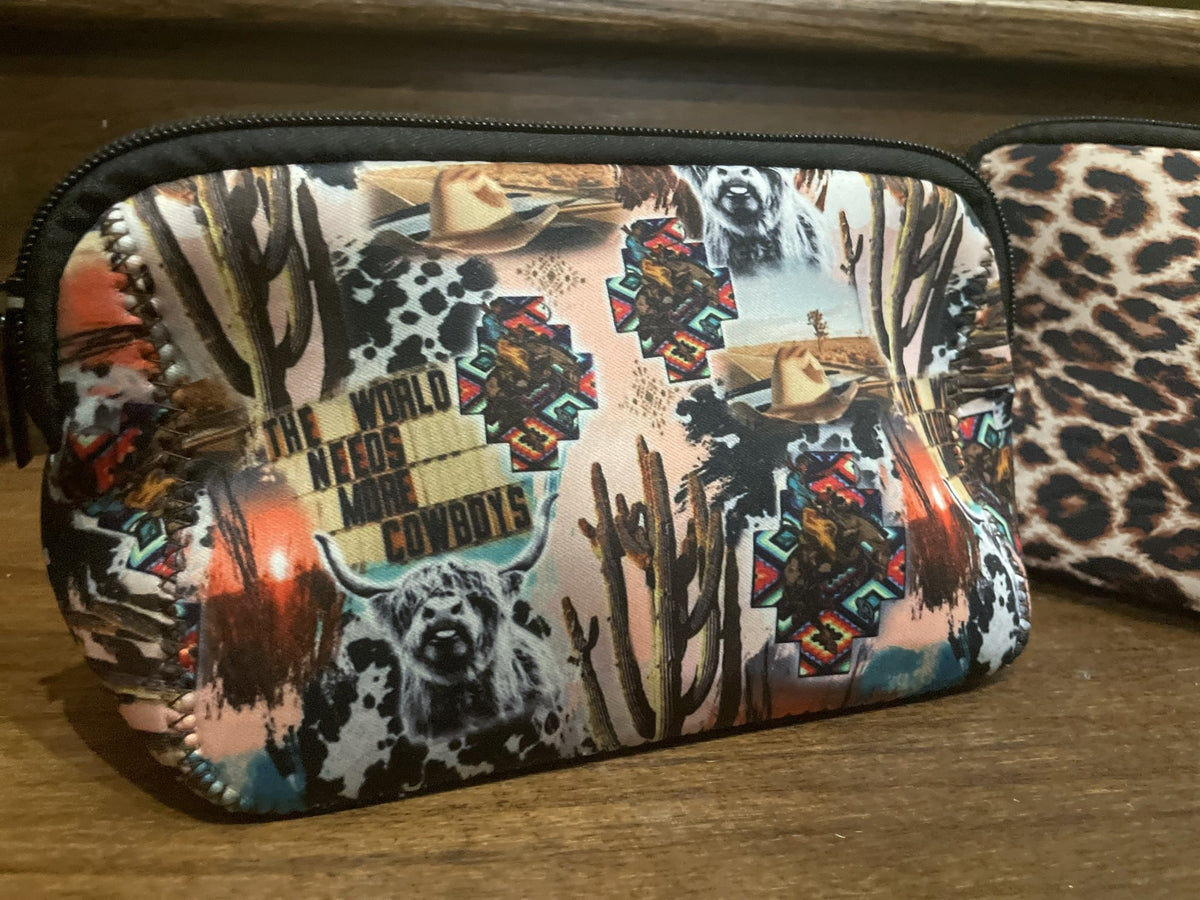 Western Print Travel Bag