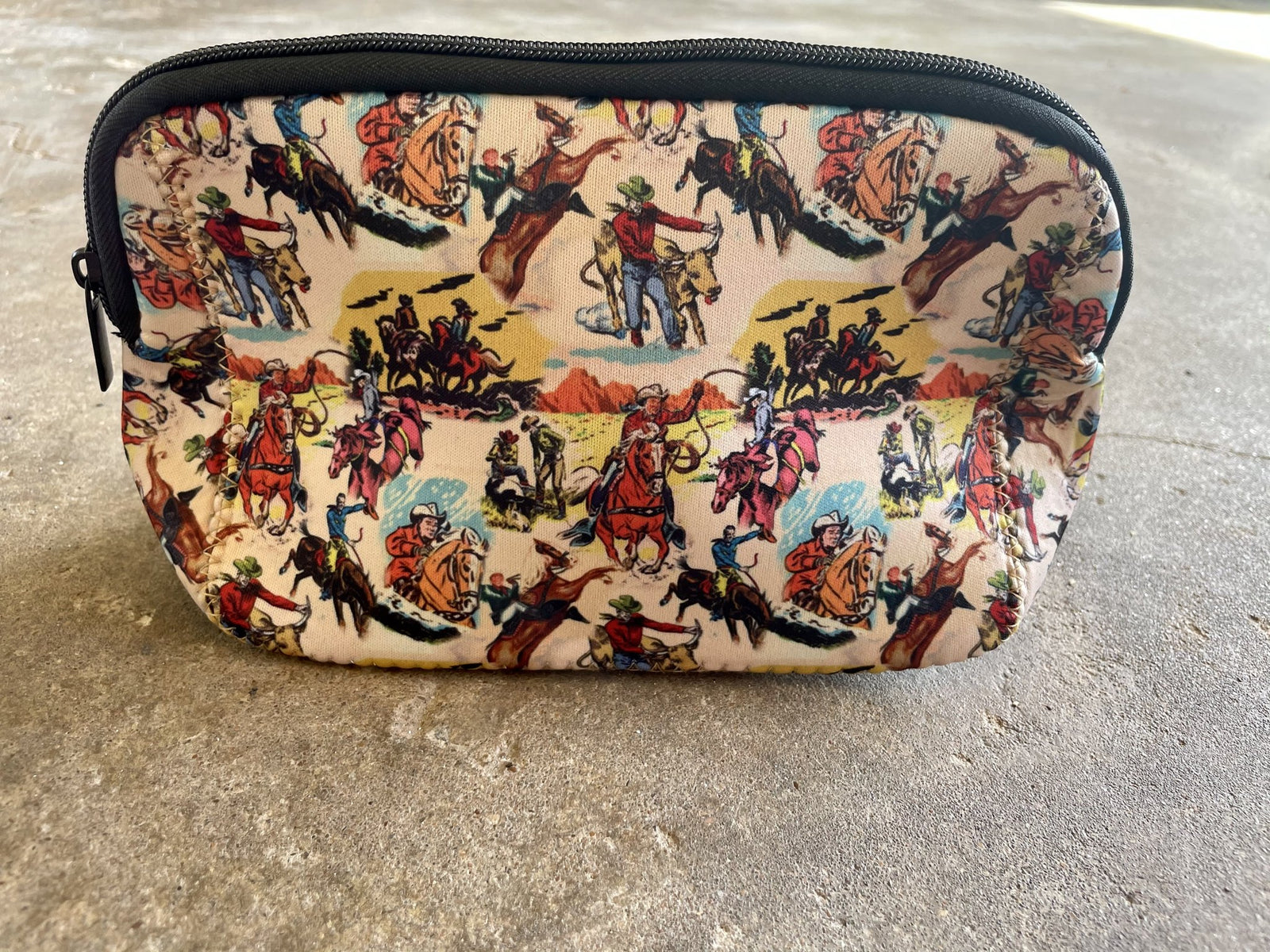 Western Print Travel Bag