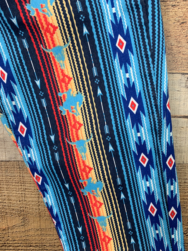Serape Bucking Bronc Skinny Jeans
