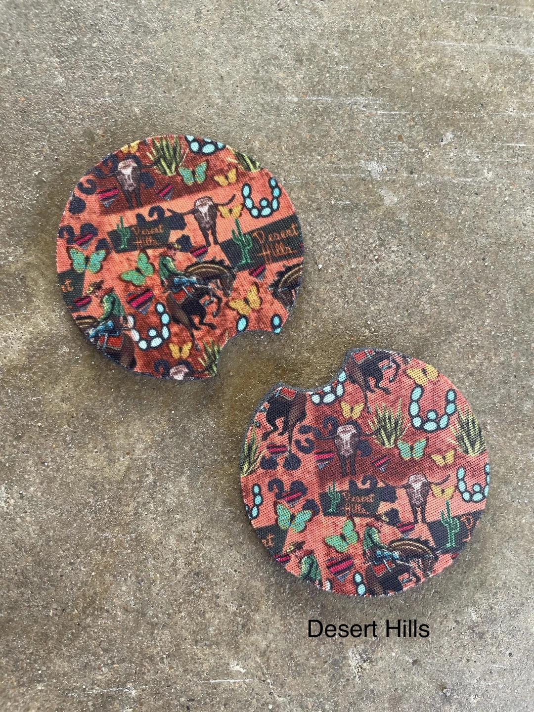 Western Neoprene Car Coaster