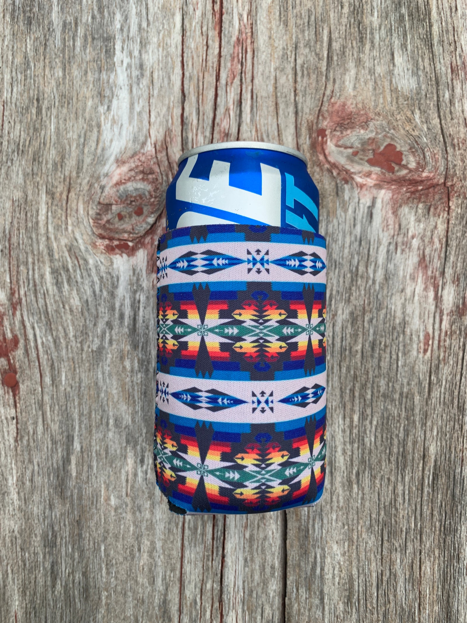 Blue Aztec Drink Sleeve