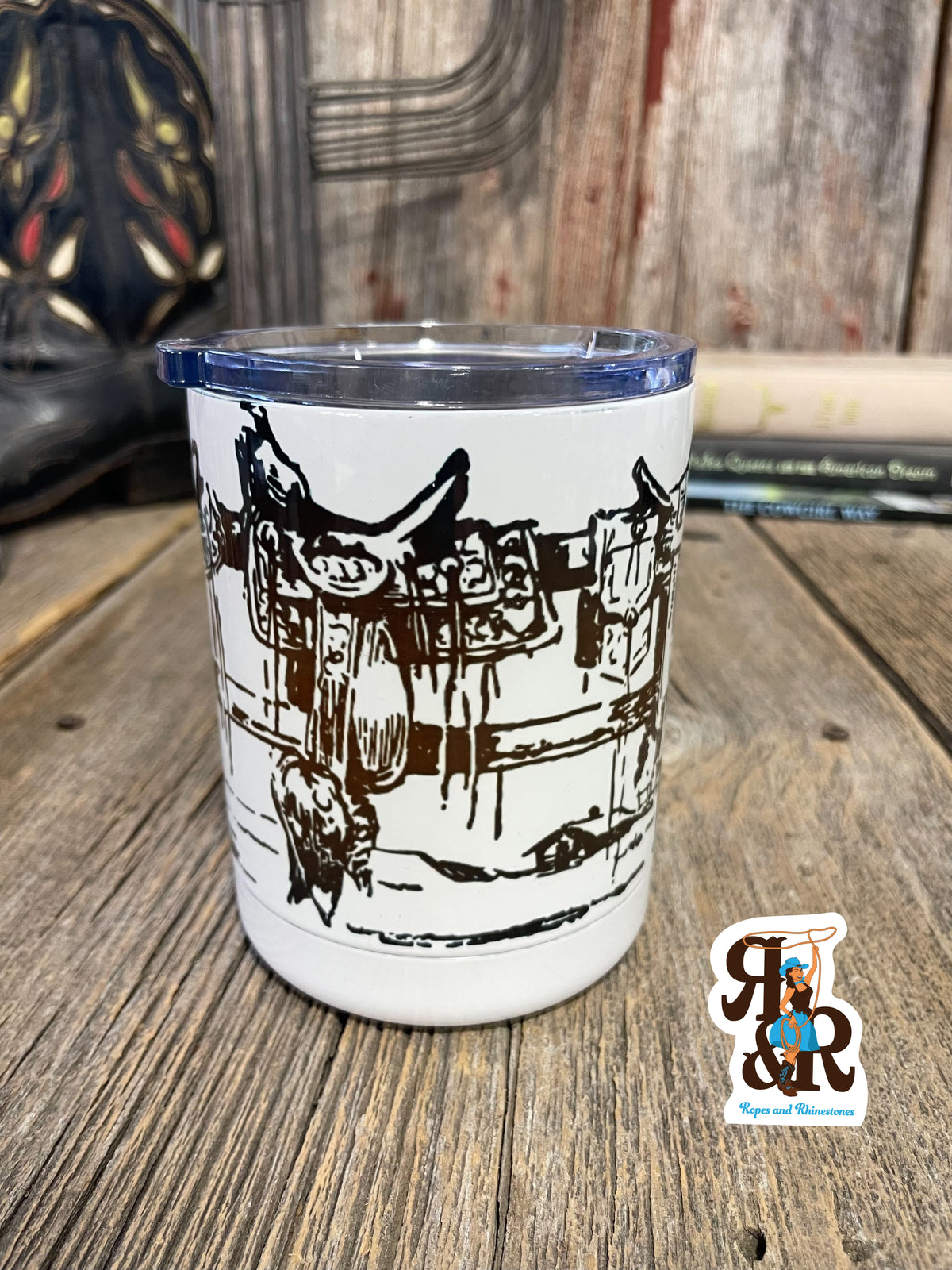 Saddles On The Fence Handle Cup