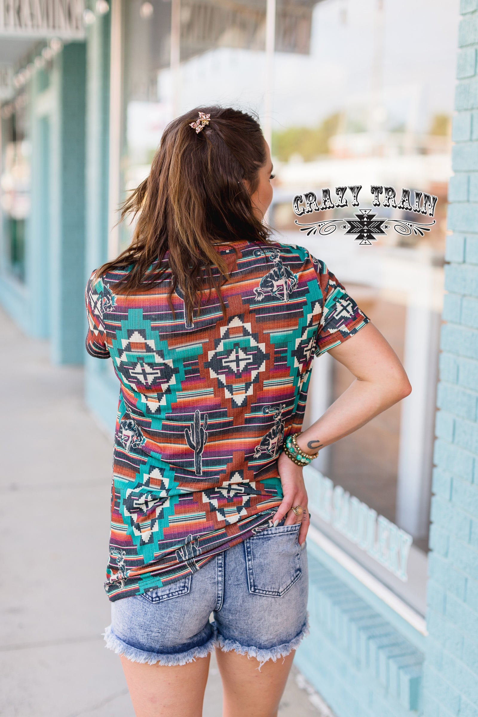 Bucking Badlands Zipper Top