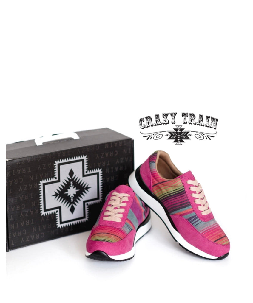 Lime Springs Serape Print Shoes