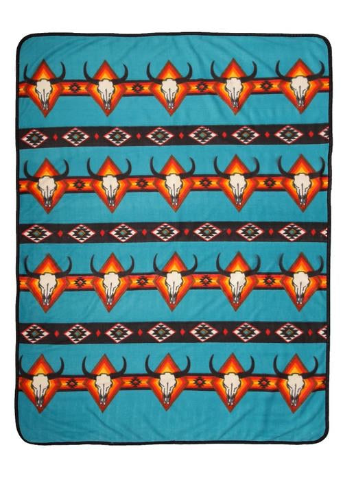 Western Fleece Lodge Blanket