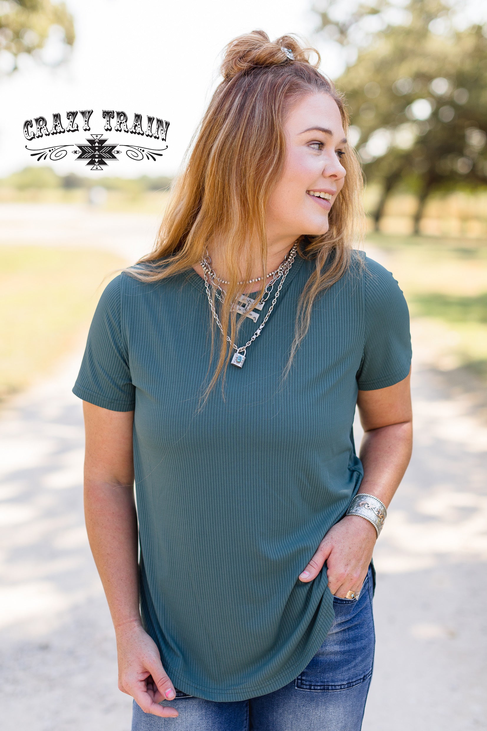 Solid Choice Tee Teal