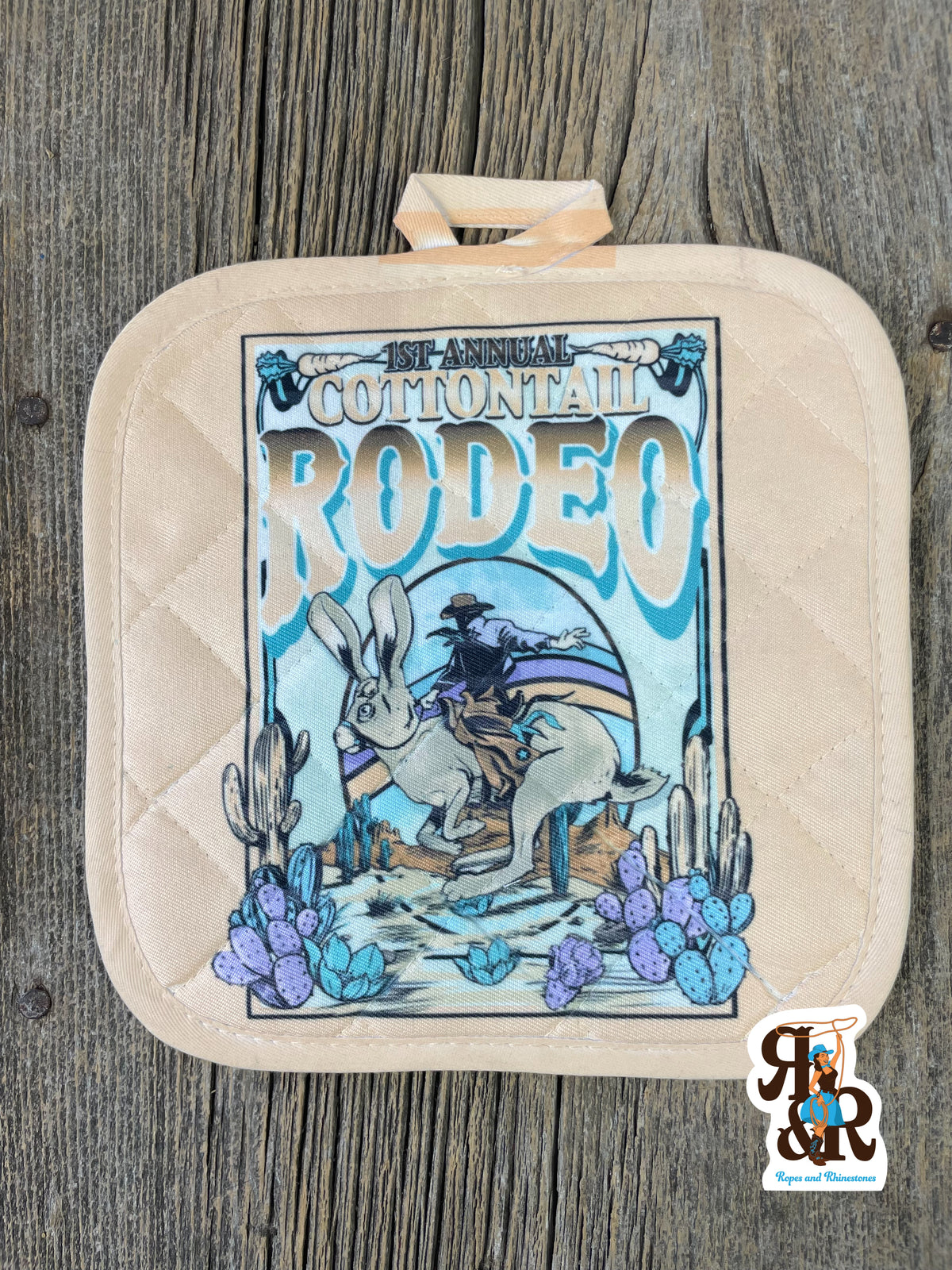 Easter Western Hot Pad Holder