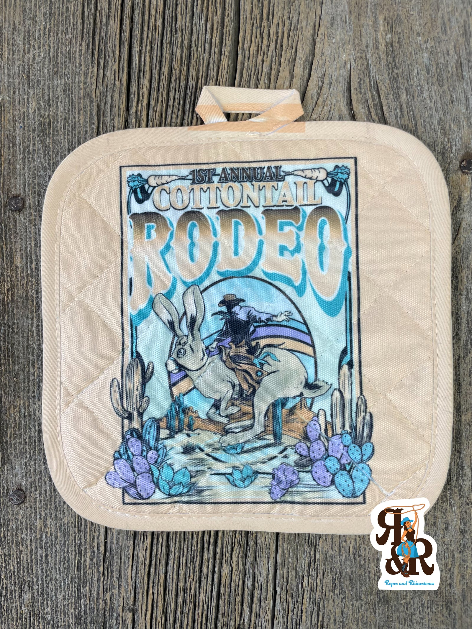 Easter Western Hot Pad Holder