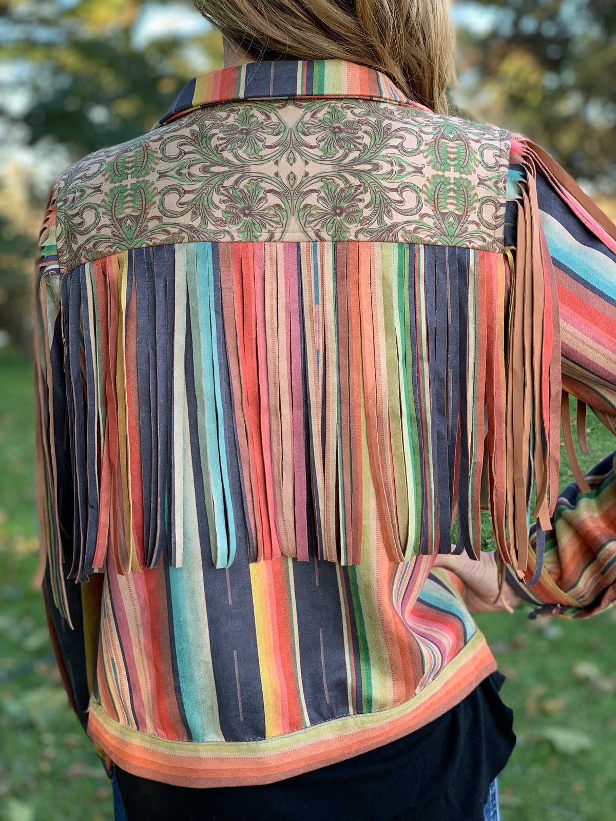 Serape Fringe Jacket