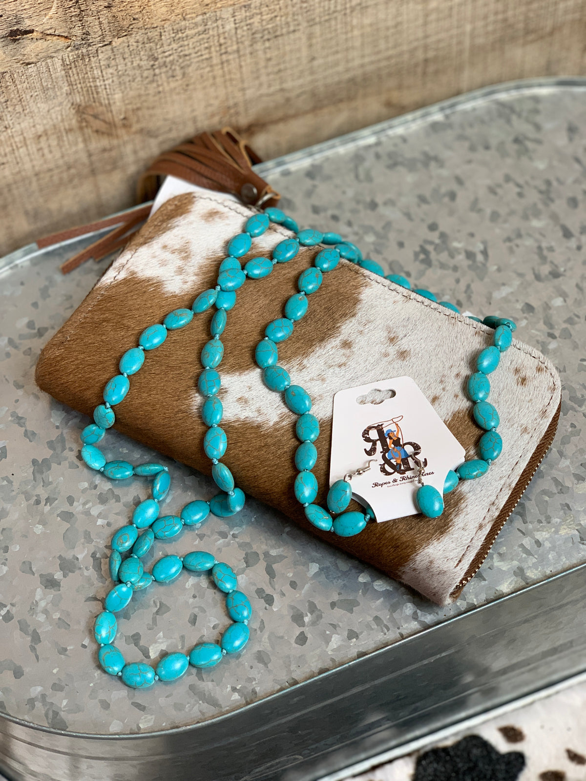 Turquoise Necklace &amp; Earring Set