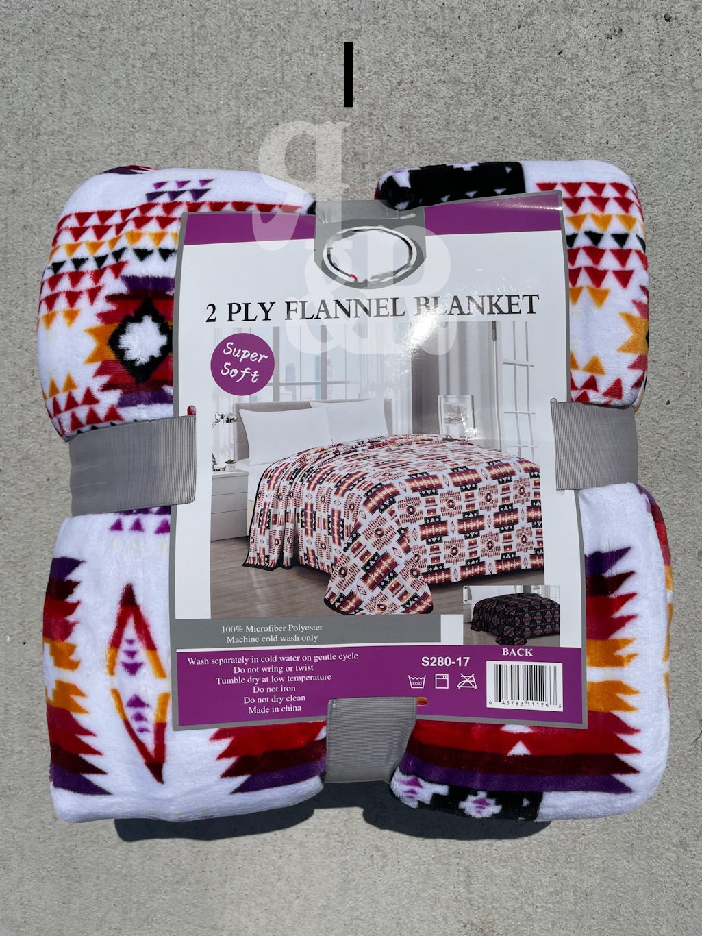 Western Print Microfiber Blanket