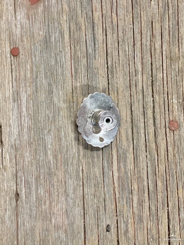 Turquoise Oval Concho Cabinet Knob