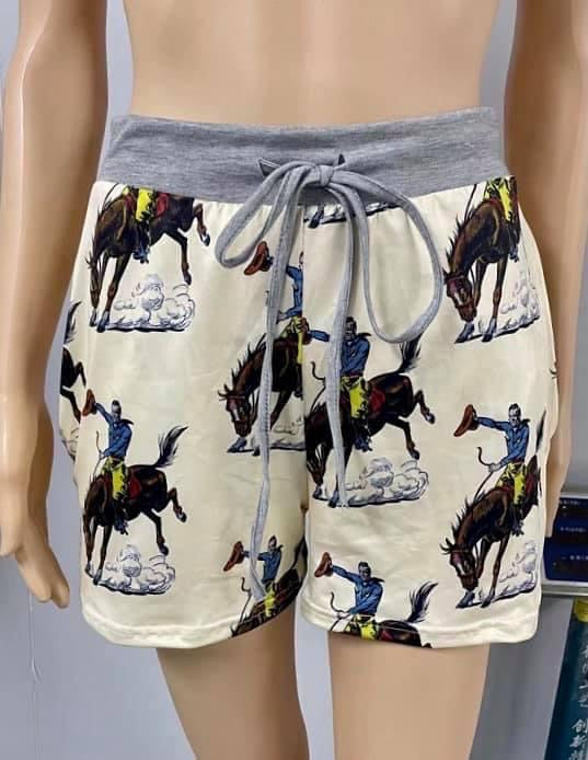 Vintage Bucking Bronc Lounge Pants