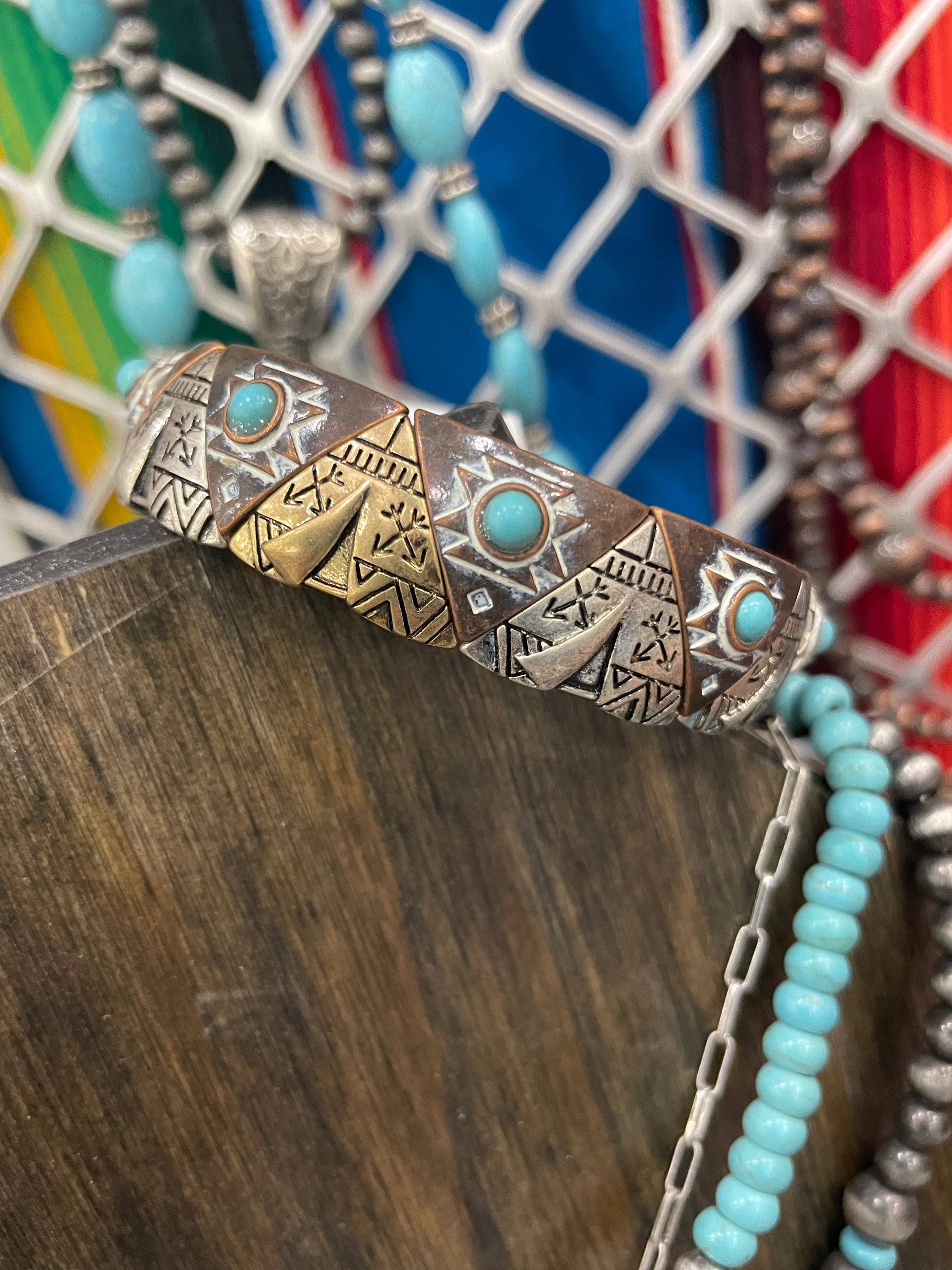 Multi Color Tribal Bracelet