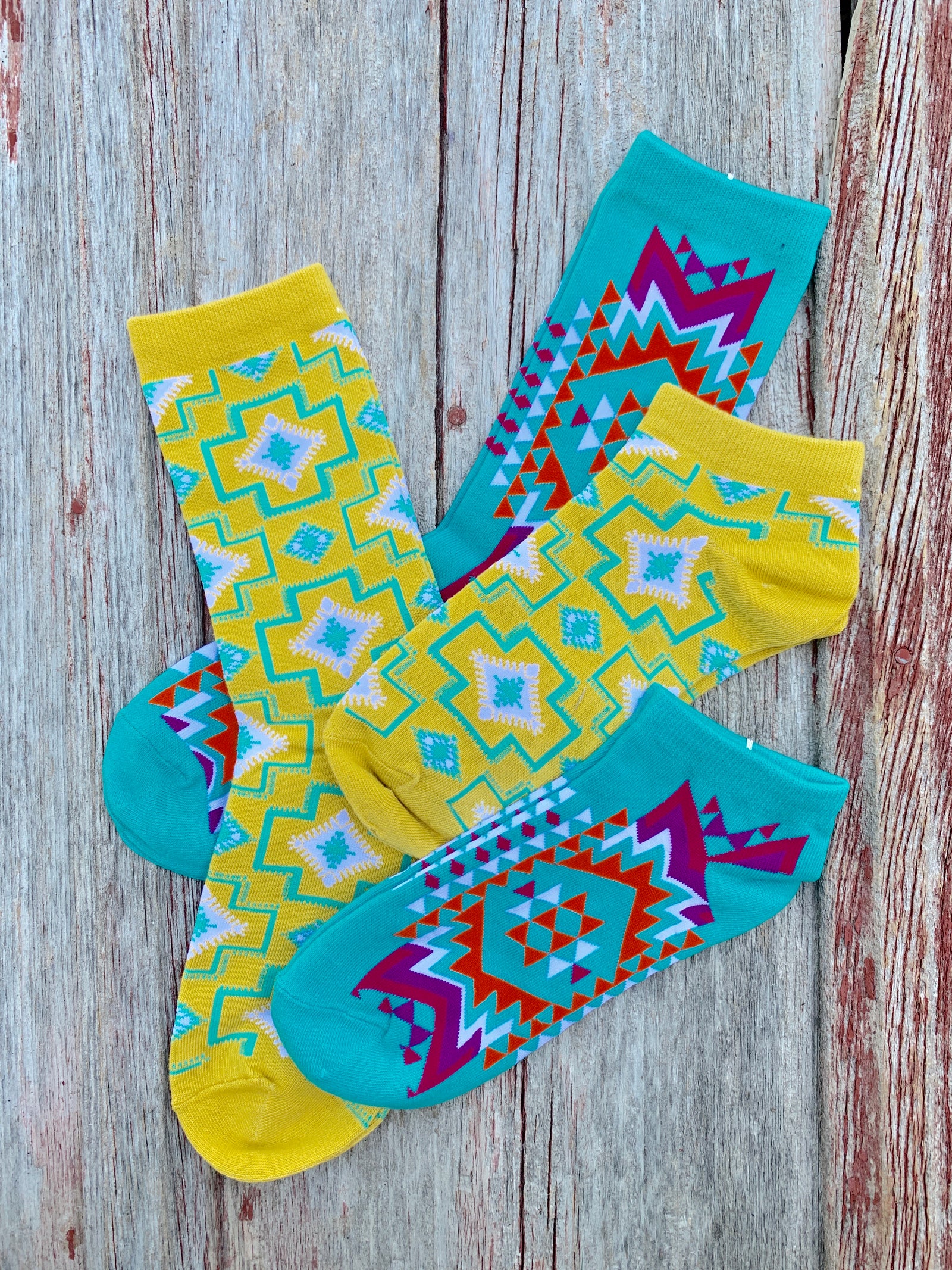 Sock n Roll Aztec Socks