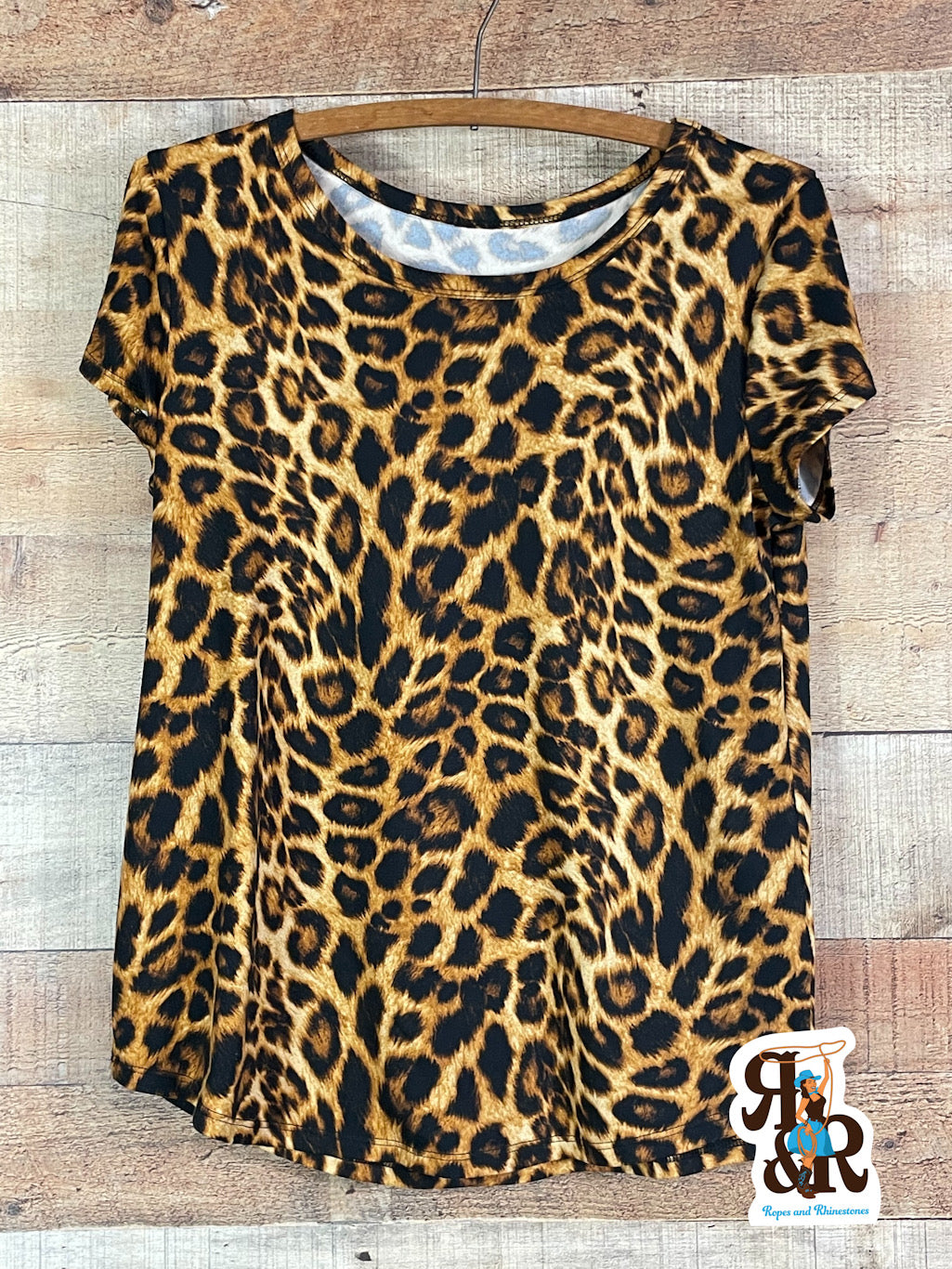 Leopard Short Sleeve Top