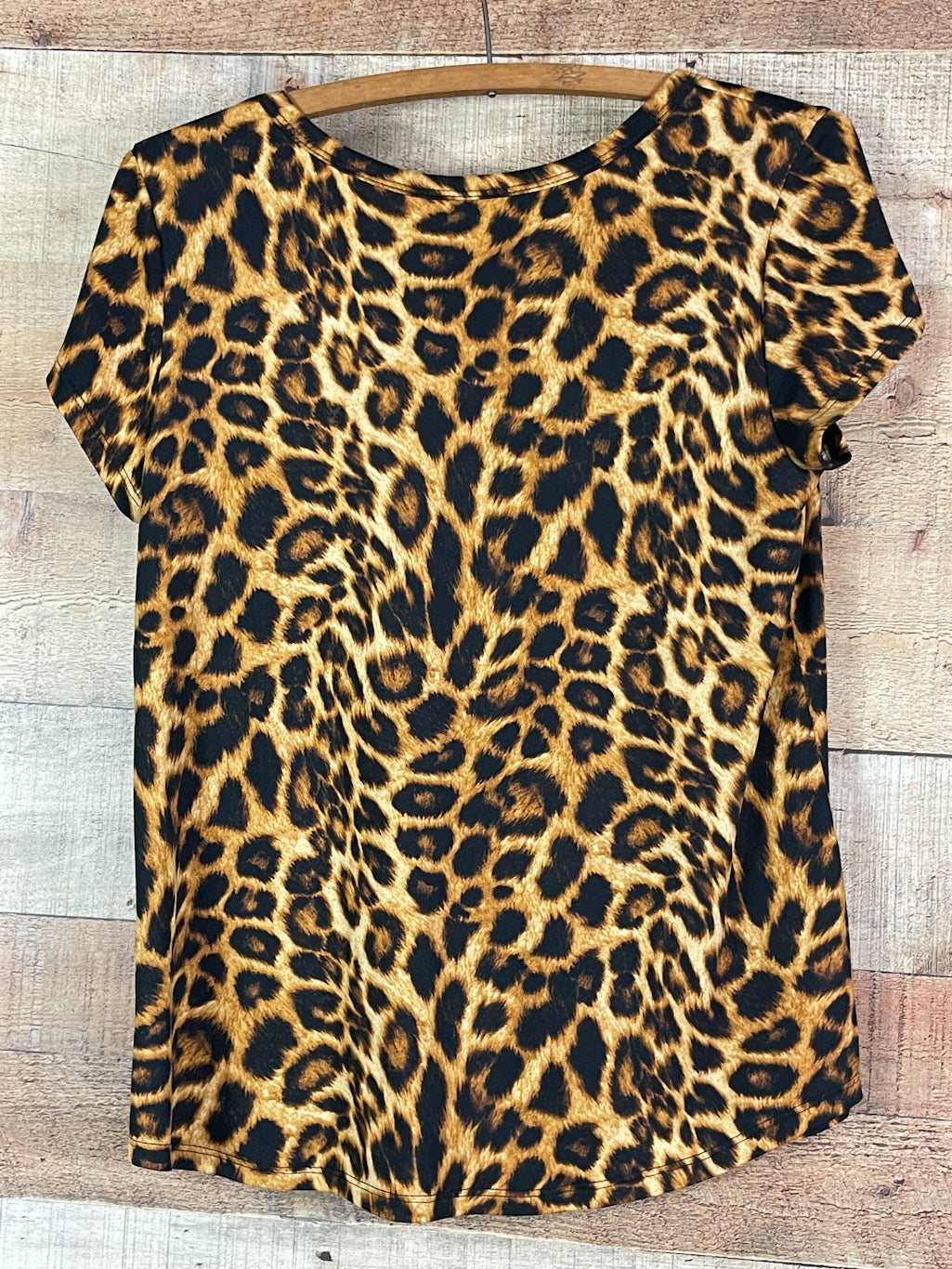 Leopard Short Sleeve Top