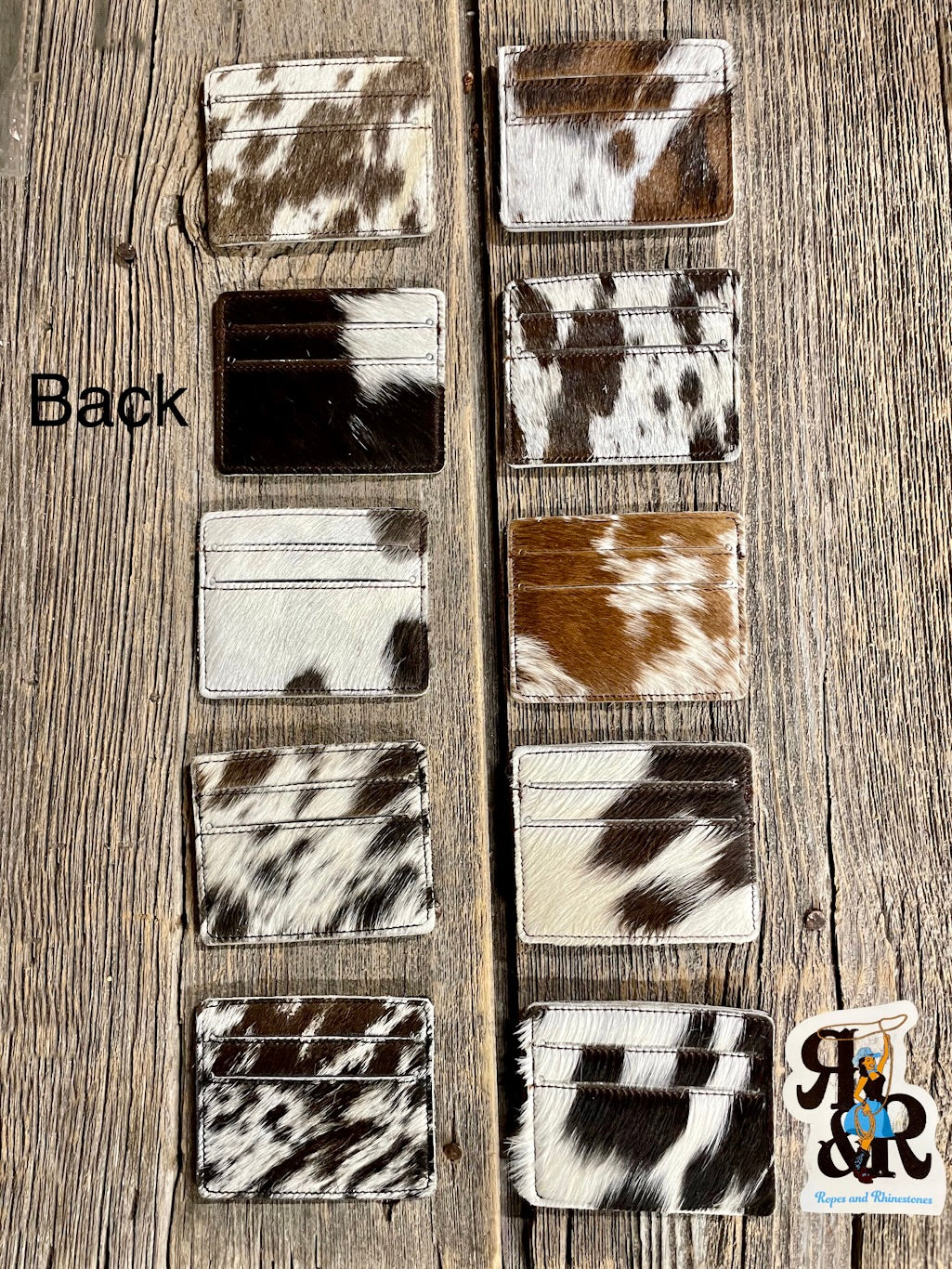 Cowhide Card Holder