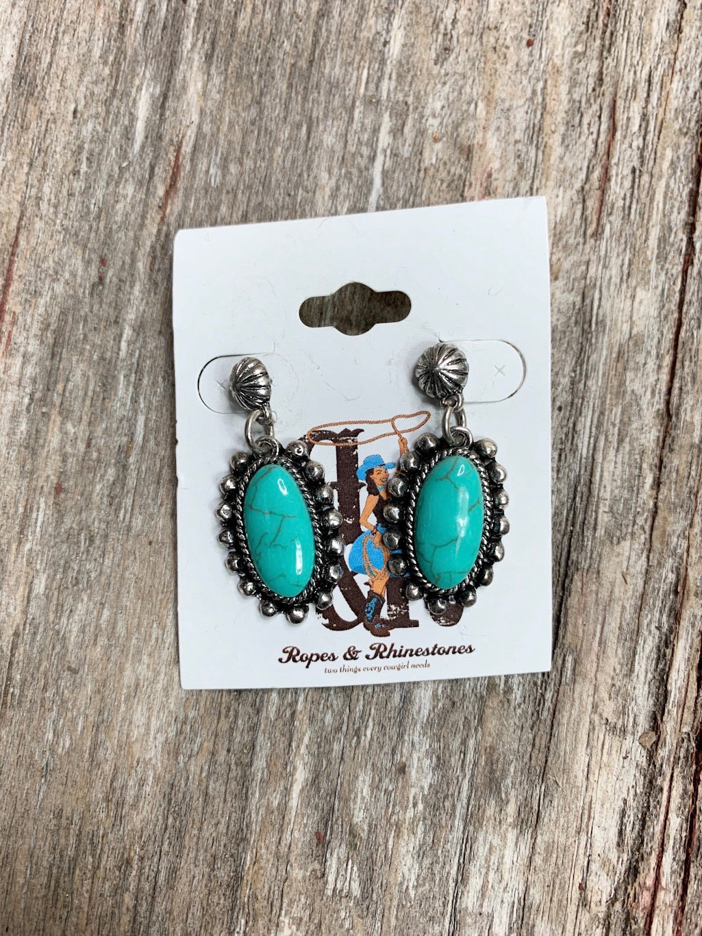 Petite Penny Turquoise Earrings